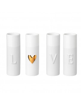 Mini vases LOVE