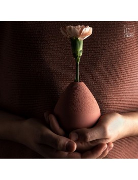 Mini vase à perles - Rose poudré