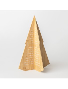 Sapin en bois - Joyeux Noël