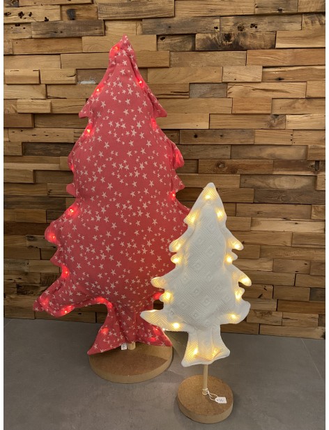 Sapin upcyclé 40cm - Blanc