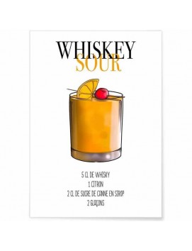 Affiche - Whiskey sour