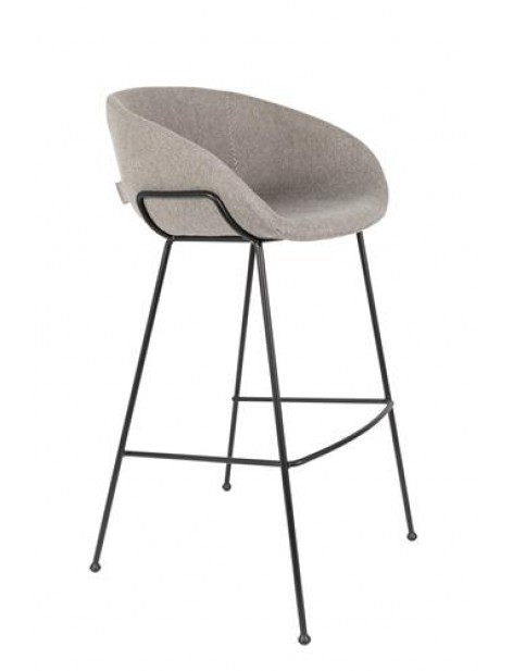 Tabouret de bar Feston - Gris