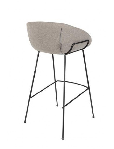 Tabouret de bar Feston - Gris