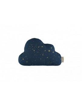 Coussin Cloud - Gold stella/Midnight blue