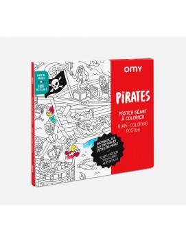 Poster à colorier - Pirates